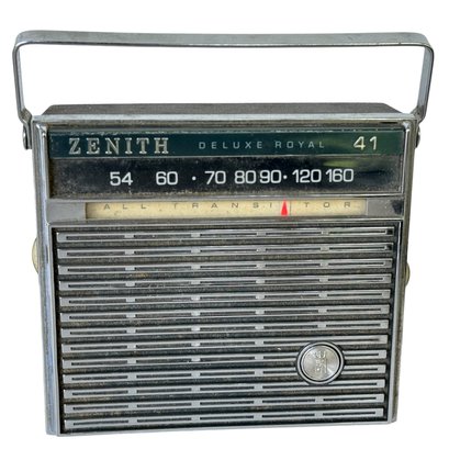 Vintage  ZENITH Deluxe Royal Transistor Radio