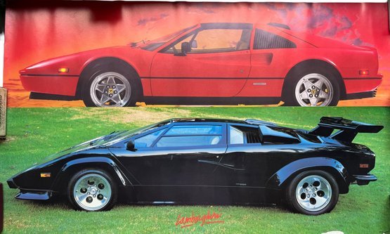 1980s Ferrari & Lamborghini Posters