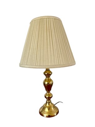 Mid Century/1970s Brass Table Lamp