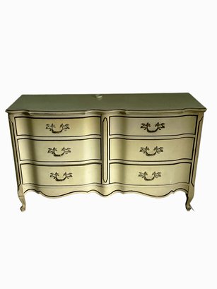 French Provincial Corner Chest Of Drawer
