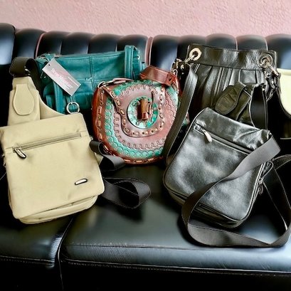 Pair Of TRAVELON Bags And Leather Purses