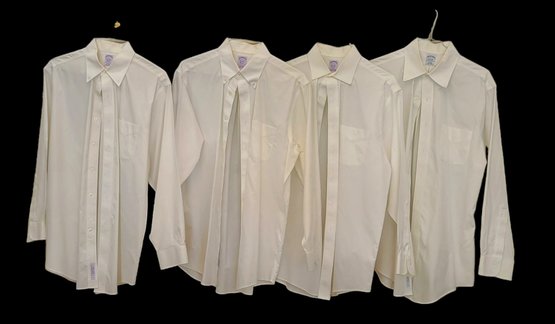 4 Brooks Bros. Man Tailored Shirts 16 X33 - All In Exc. Condition