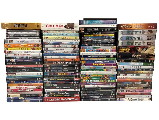 Movie Lot Containing More Than 100 DVDs