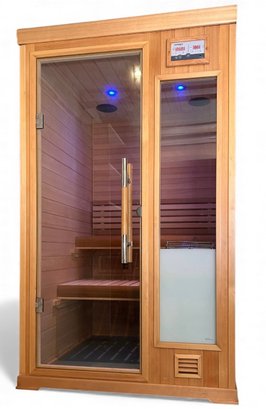 Electronic 120V Sauna With Lighting And Bluetooth Speakers