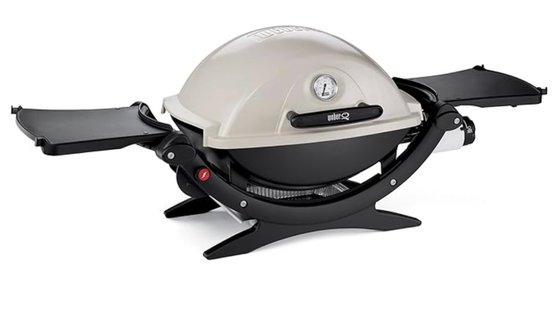 Weber Q Series Portable Tabletop Gas Grill With Vinyl Cover