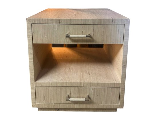 Interlude Home Taylor Modern Classic Natural Sisal Nightstand - (1 Of 2)