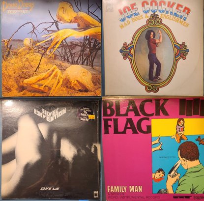 Dixie Dregs, Joe Cocker, Silver Connection, And Black Flag Vinyl Records
