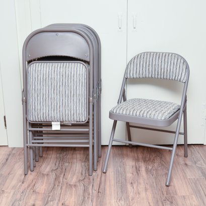 6 Deluxe Samsonite Chicory Cabin Folding Chairs