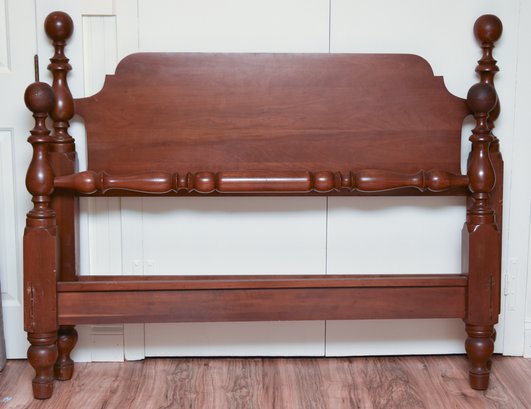 Vintage Colonial Style Full Size Headboard And Footboard