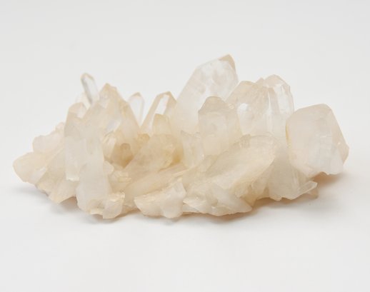 Extra Large Quartz Crystal With Multiple Finish Points For Healing Or Decor