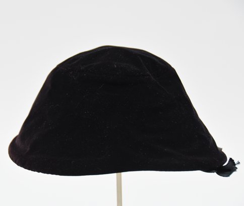 Vintage 1950s Mabel Ellsworth Black Hat