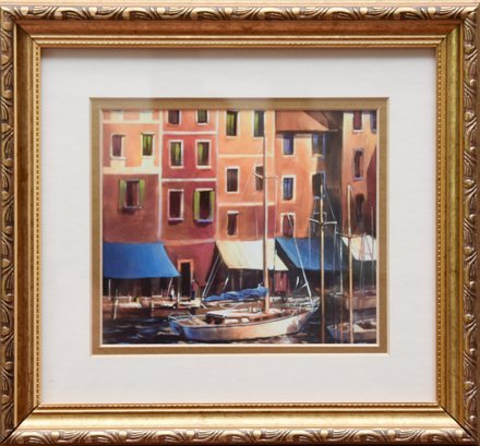 Portofino Waterfront Original Painting