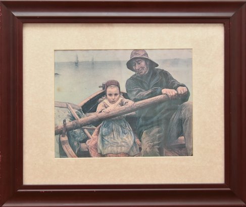 Emile Renouf 'The Helping Hand' Framed Giclee Print