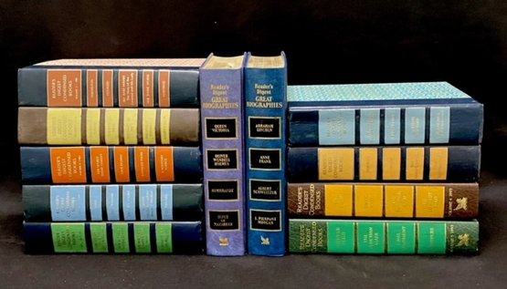 Grouping Of Reader's Digest Condensed Books & Great Biographies