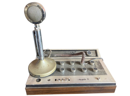 VINTAGE 30's Era The Astatic Corp. D-104 Microphone / CB Base Station Radio