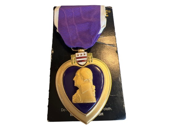 Vintage Purple Heart Pin