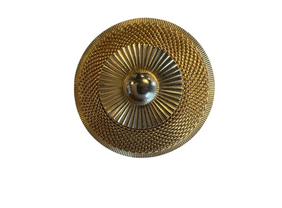 Vintage Coro MCM Button Brooch Pin