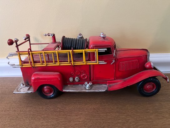 Vintage Model Fire Truck