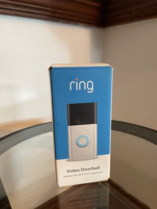 Ring Video Doorbell With HD Video Motion Activated Alerts Satin Nickel