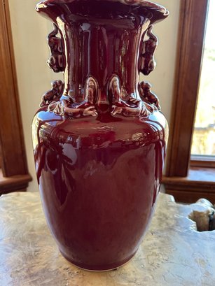 Beautiful Vintage Oxblood Chinese Vase