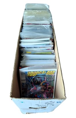 Long Box 2 Packed With Comic Books