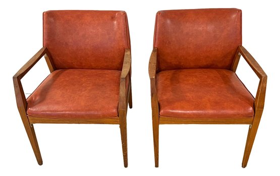 Pair Of Mid Century Croydon Furniture Arm Chairs