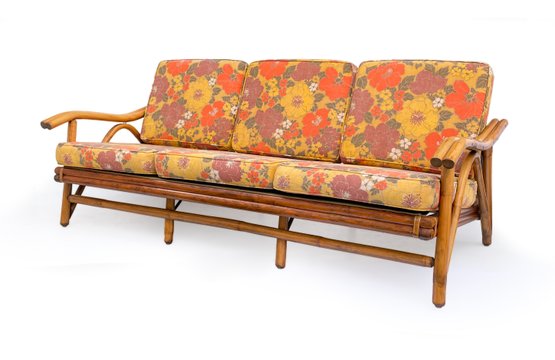 Vintage Rattan Sofa By Superior Reed  - 1 Of 2