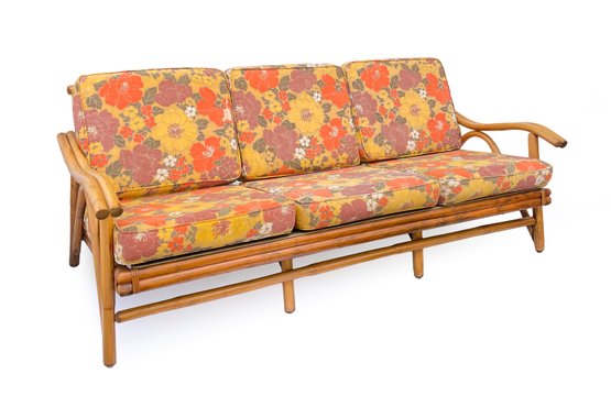 Vintage Rattan Sofa By Superior Reed  - 2 Of 2