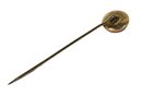 Victorian Gold Filled Stickpin Stick Pin Red Turquoise Stone