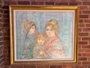 Hanna And Her Two Children By Edna Hibel, Number 389