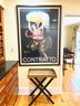 Large Lillian August Contratto Italian Reproduction Framed Poster