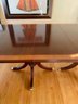 Mahogany Double Pedestal Dining Table & Eight Chairs