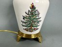 A Spode Christmas Tree Lamp, S3324-A6