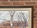 Jack O Hara Landscape Watercolor Artist Proof Print, Pencil Signed