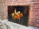 Asian Wall Art, Man Riding Horse