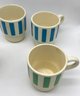 Set Of Vintage Stacking Ceramic Mugs