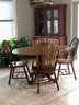 Classic 5 Piece Chestnut Oak Table And Chairs
