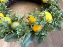 Gorgeous Faux Lemon & Lime With Boxwood Wreath  (1 Of 2)