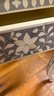 A Restoration Hardware AMIRA Inlay Mosaic Grey Side Table (Retail 899.00)