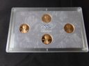 1880 Gold Layered Indian Head Penny American Revolution Bicentennial Metal & 4 Penny 2009 S US Mint Set