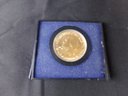 1880 Gold Layered Indian Head Penny American Revolution Bicentennial Metal & 4 Penny 2009 S US Mint Set