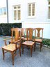 Set Six Oak Chairs With Caned Seats (LOC:S1)