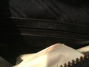 A24. Brooks Brothers Navy Leather Trim & Canvas Doctors Bag