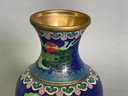 A Beautiful Vintage Cloisonne Dragon Vase