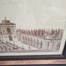 Oversized Magnificent European Palacial Estate Framed Print With Gardens