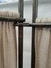 Vintage Attractive Iron And Linen Room Dividers