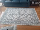 Attractive 100 Percent Wool Rug From Surya Rugs Of India - Castille Pattern - 90 1/2 Inches X 61 Inches