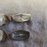 Designer V. Hicks - Vintage & Lovely! 14kt Gold & Sterling Silver Navaho Earrings