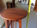 Beautiful Ethan Allen Maple Pedestal Table 42 Inches Tall