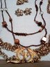 Lovely Necklaces And 3 Pair Of Earrings (including One Set Marked R.s.k.   D3